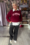 Collegepusero le marais | burgundy | pusero | pikku riikka