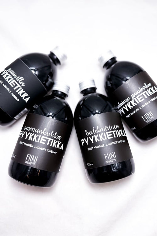 Fiini Naturally Pyykkietikka 500ml. Raikasta pyykkisi suomalaisella Fiini Naturallyn pyykkietikalla. Fiini Naturallyn