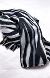 Huivi zebra - harmaa - asusteet