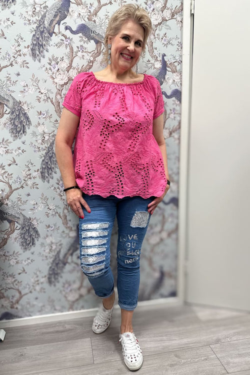 Joustavat Housut Kimallepaikoilla Jeans | Housut | Pikku-riikka