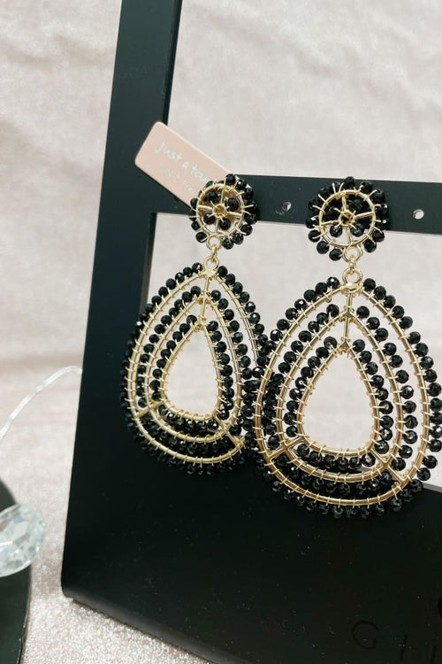 Korvakorut Black Beads | Asusteet | Pikku-riikka