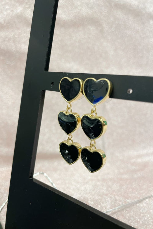 Korvakorut Black Hearts | Asusteet | Pikku-riikka