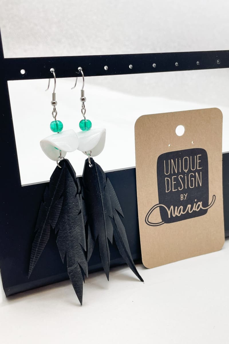 Korvakorut Kuulilja Unique Design By Maria | Vihreä | Asusteet | Pikku-riikka
