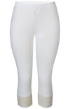 Leggins Pitsillä Malus Ze-ze - Valkoinen / s - Housut - Pikku-riikka