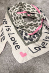 Love-huivi | Oliivi | Asusteet | Pikku-riikka