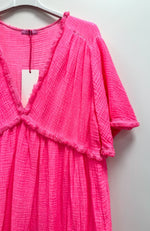 Mekko Sofie - Neonpinkki - Mekko - Pikku-riikka