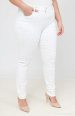 Valkoiset timanttifarkut - housut